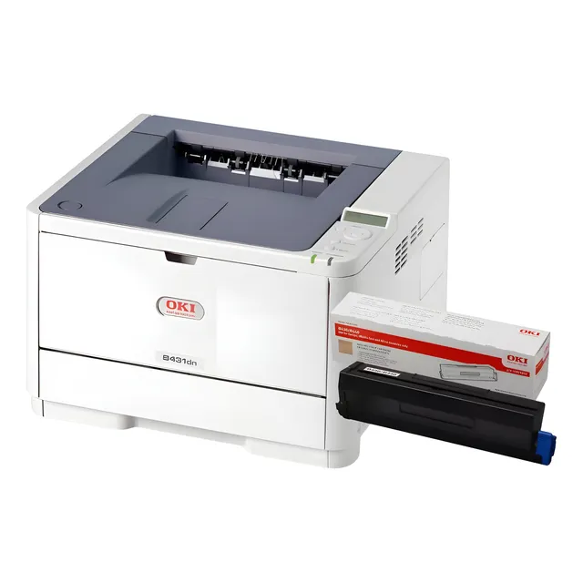 Impresora De Oficina Monocromática Y Toner Oki B431dn+ 