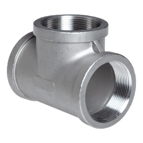 Tee Estandar Roscada De 1-1/4  Hierro Negro 150 Lbs Ul Tupy