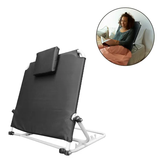 Encosto Para Cama Reclinável E Ajustável Em 5 Níveis Preto