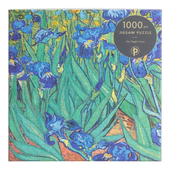 Puzle Paperblanks Van Gogh con forma de iris, 1000 piezas