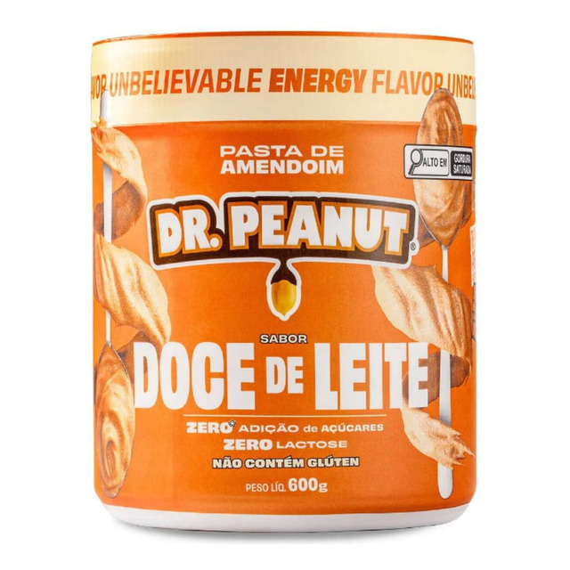Dr. Peanut Pasta Com Melhor Sabor Do 600g Com Whey Sabor Doce De Leite Dr. Peanut Pasta Com Melhor Sabor Do 600g Com Whey Sabor Doce De Leite