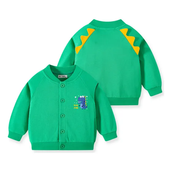 Blusa De Moletom De Dinossauro Para Meninos, Jaqueta