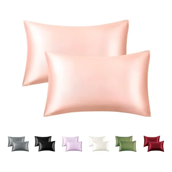 Funda Almohada Satin Saten Tipo Seda Set X2 Unids 100 O 76cm