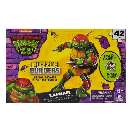 Turtles Mutant Mayhem Raphael Puzzle 3d 42pz Spin Master