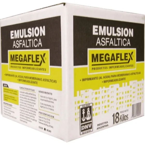 Emulsión Asfaltica Megaflex 18 Lt Imprimación