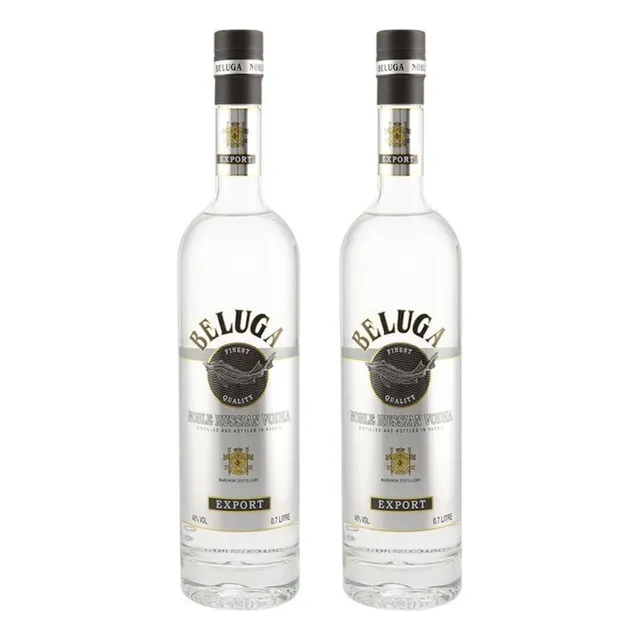 Pack De 2 Vodka Beluga Noble Rusian 700 Ml
