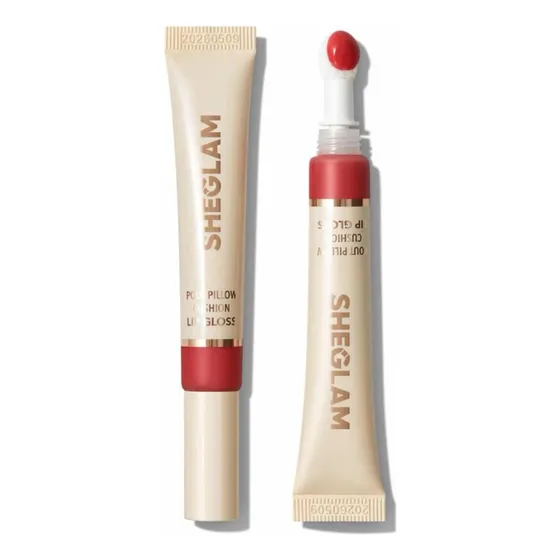 Sheglam Pout Pillow Lip Gloss Con Cojin Shein Brillo Labial Acabado Brillante Color Beauty Sleep
