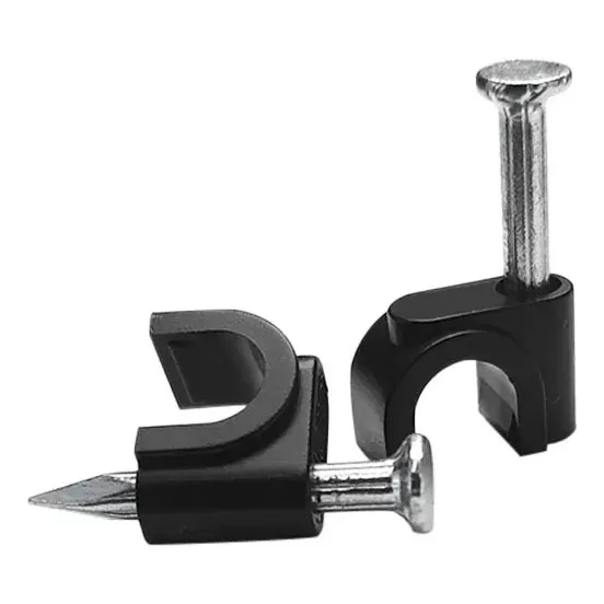 100 Miguelão Fixa Fio Cabo 8mm Reforçado Com Prego Rohdina