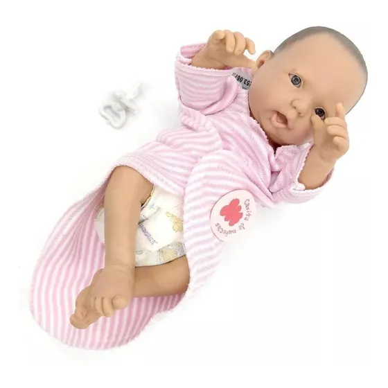 Bebe Bebote Mini  Reborn Recien Nacido Con Pañal Y Chupete
