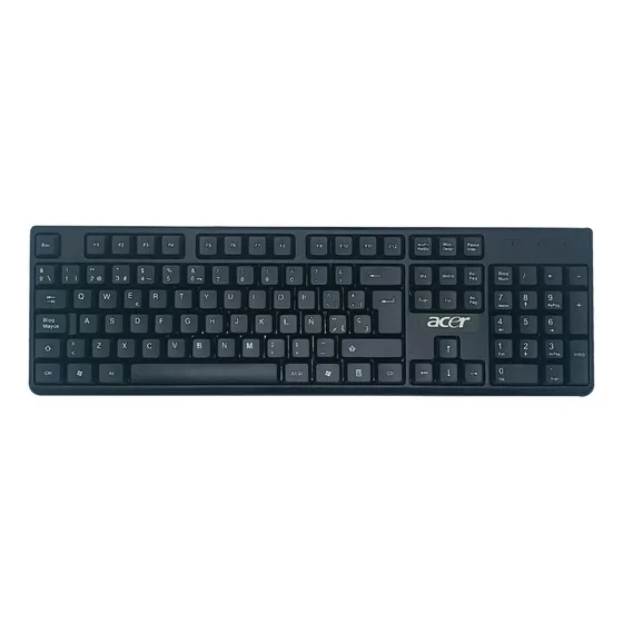 Kit De Teclado Y Mouse Usb Acer  Para Pc Oficina 