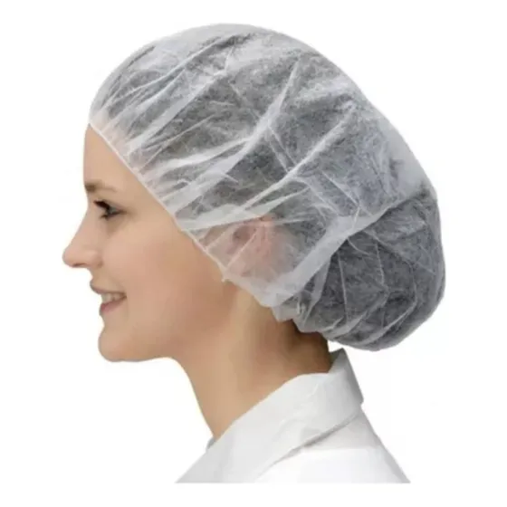 Gorro Descartable De Tela Polietileno Paquete 100 Unidades