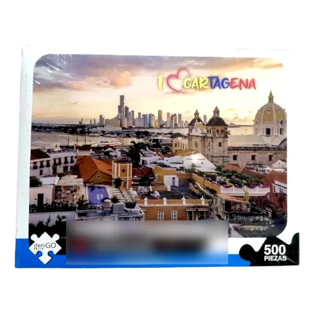 Rompecabezas Puzzle 500 Piezas I Love Cartagena Colombia