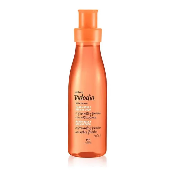 Splash Corporal Mango Rosa Agua De Coco Tododia Natura Lvdm