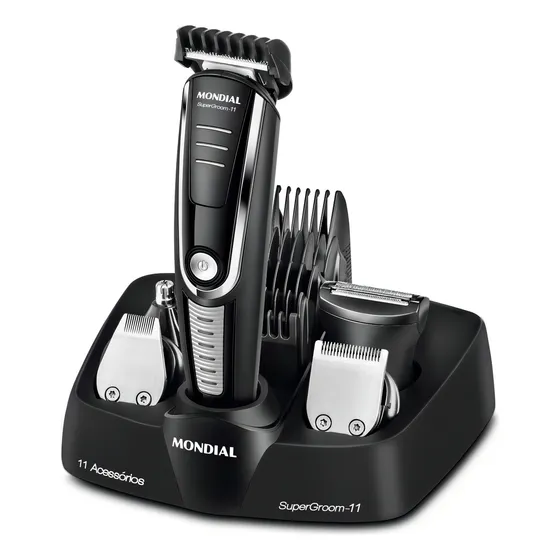 Aparador De Pelos Super Groom 11 Bg-05 Mondial 127/220V