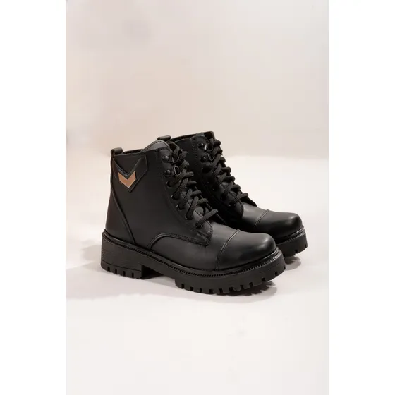 Borcego Vita Bella Mujer Cuero Ecológico - Military
