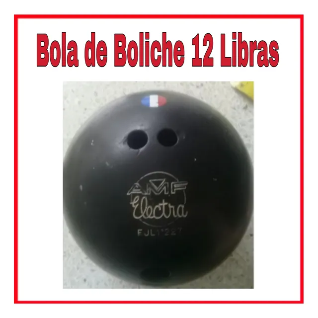 Bola De Bowbling Amf Electra Usada Buen Estado De 12 Libras
