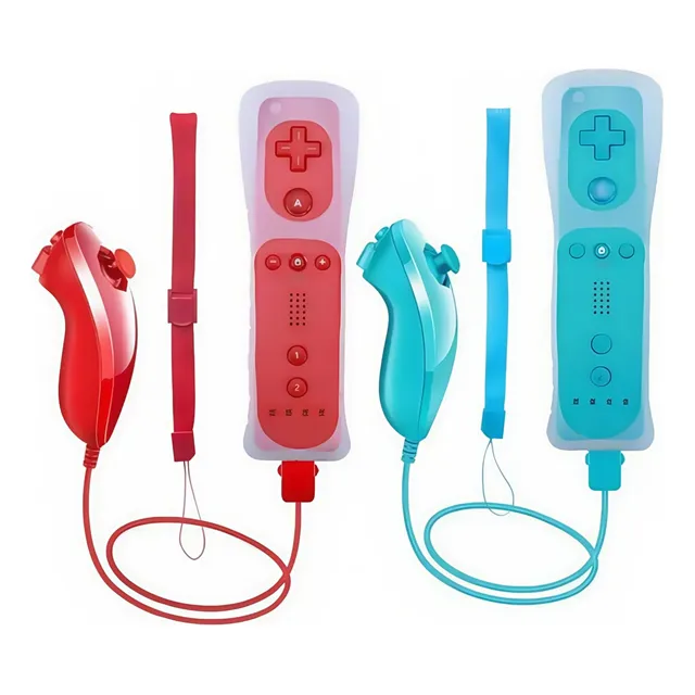 2piezas Nunchuk Joystick Motion Plus 2 En 1 Para Wii / Wii U