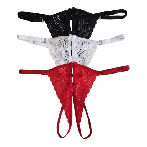 Panty Mariposa Encaje Sexy Erotica X 3 Panties 