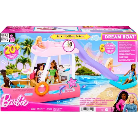 Barbie Juego De Dream Boat Con Más De 20 Piezas