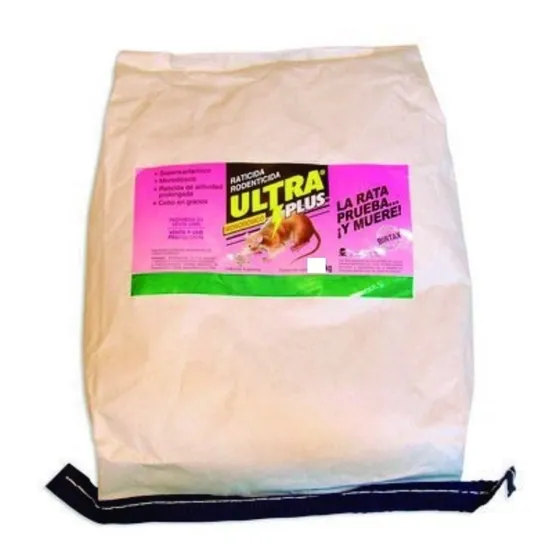 Veneno Raticida Para Ratas Y Ratones 5 Kg. Ultra Ferreplus
