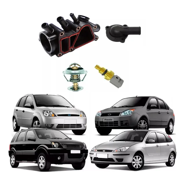 Termostato Completo Ford Ecosport Ka Fiesta Focus 1.6 Rocam