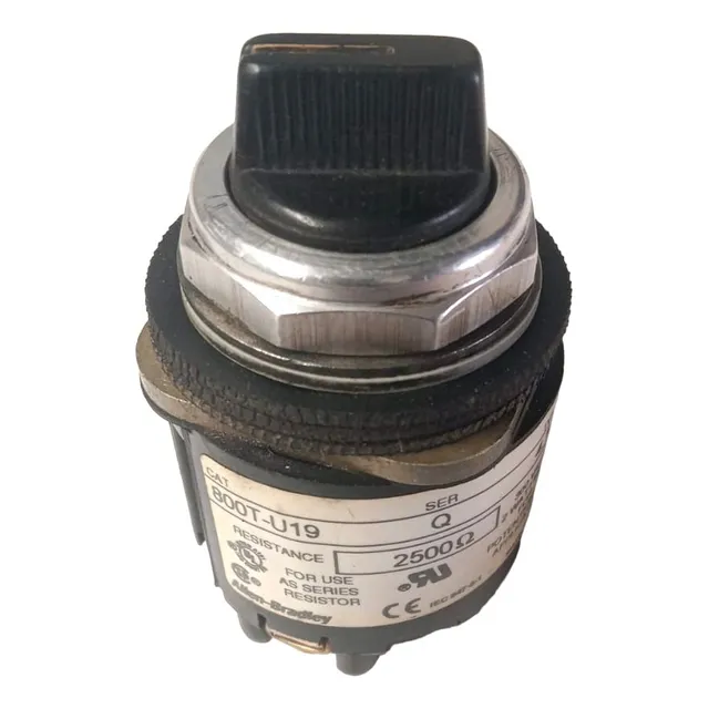 Allen Bradley 800t-u19 Potenciometro 2500 Ohms Usado