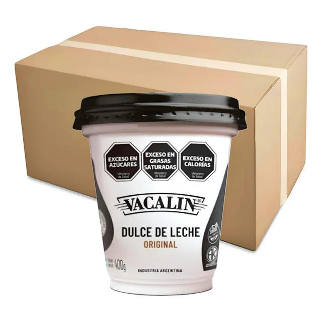 Dulce De Leche Vacalin Familiar 12x400g
