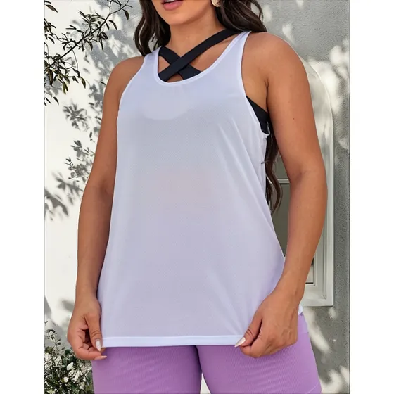 Musculosa Básica Blusa Deportiva Dama Chomba Sport Almafit