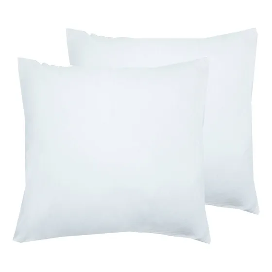 Relleno Para Cojin Algodon Siliconado 45x45 Cm 2 Und 330grs Color Blanco