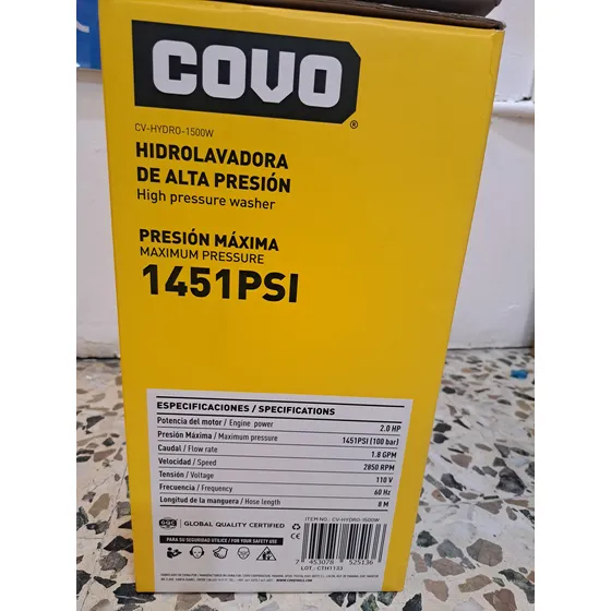 Hidrolavadora Hidro Jet 1500w