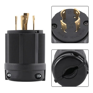 Clavija Conector Tipo Nema L14-30p Uso Rudo 120/240v 30a Clavija Conector Tipo Nema L14-30p Uso Rudo 120/240v 30a