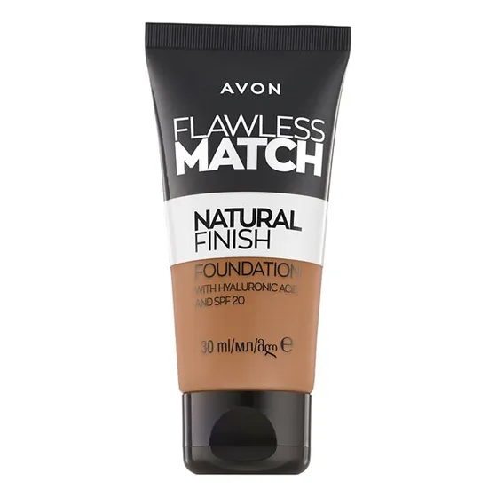 Base Avon Match Me Natural Finish - Ác Hialurónico + Fps 20