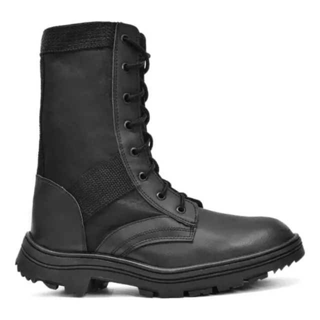 Botas Tácticas Militar Policial Cuero Reloj Digital Regalo
