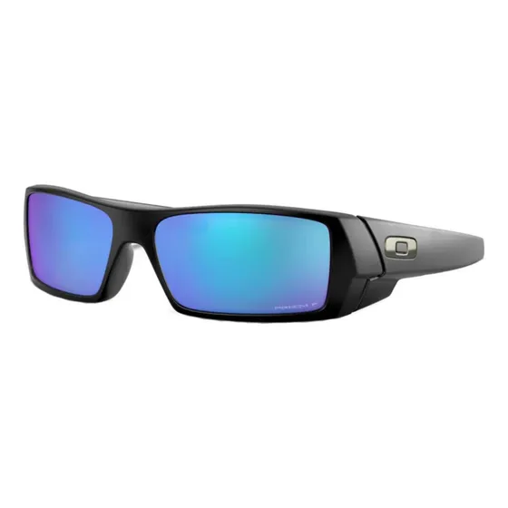 Anteojos de sol polarizados Oakley Gascan talle Standard armazón matte black y lente sapphire