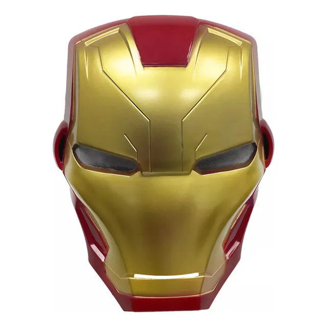 Mascara Iron Man Plastico Casco Con Luces Superheroe Iron Man Arcashopping Mascara De Iron Man Con Luces Mascara Para Niños Disfraz