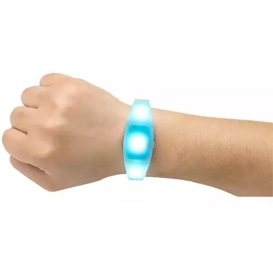 Pulsera Led Coldplay Cotillon Casamiento Evento Fiesta Cumpl Blanco