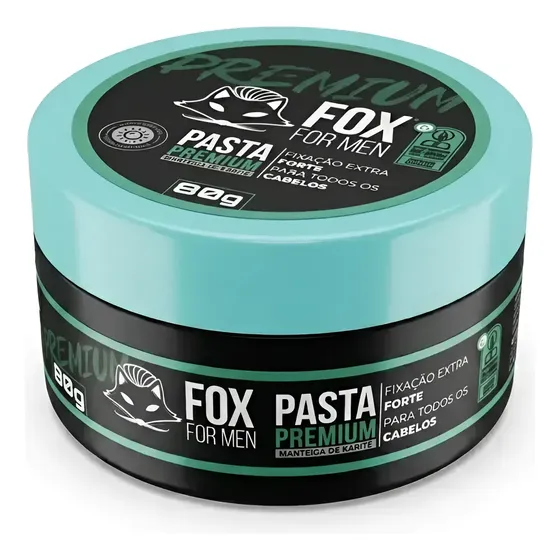 Pomada Para Cabelo Masculino Fox 80g Todos Os Tipos
