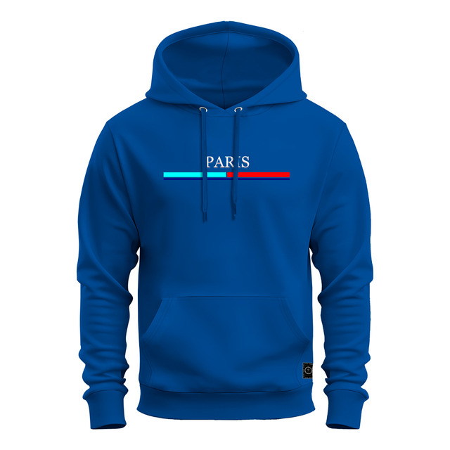 Moletom Canguru Premium Estampado Algodão Paris Tira Moletom Canguru Premium Estampado Algodão Paris Tira