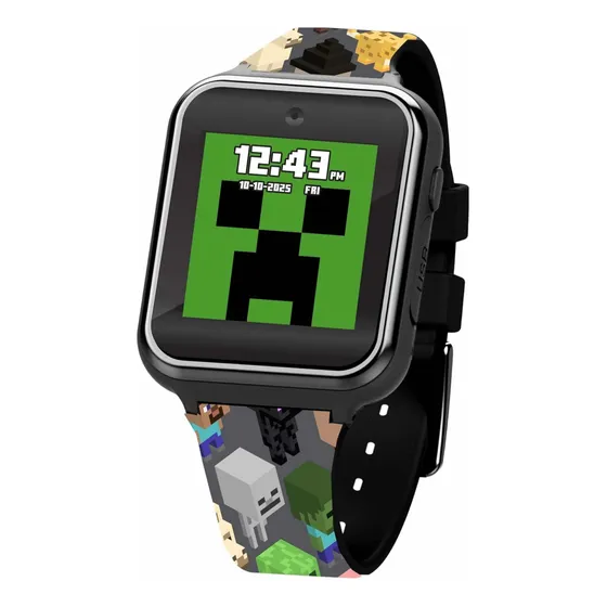Reloj Inteligente Táctil Accutime Mojang Minecraft Game