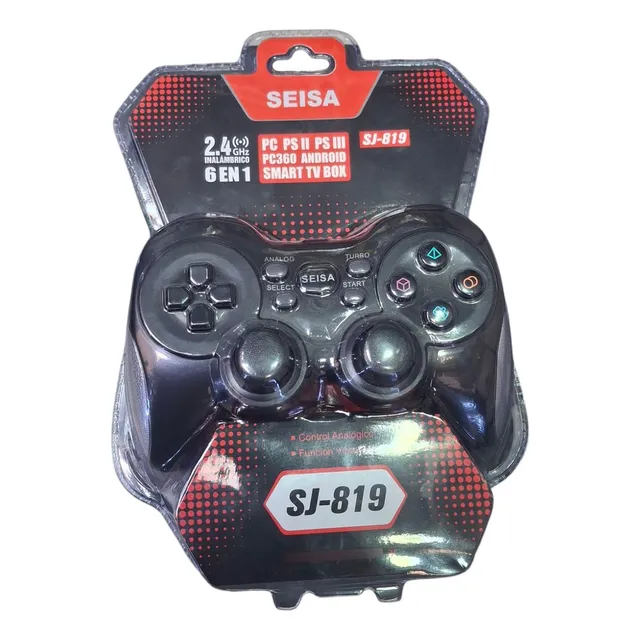 Joystick Inalambrico Recargable Seisa Para Ps2