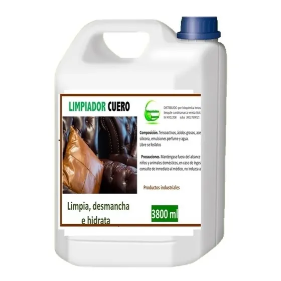 Limpiador E Hidratante Para Cuero Galón 3800 Ml 