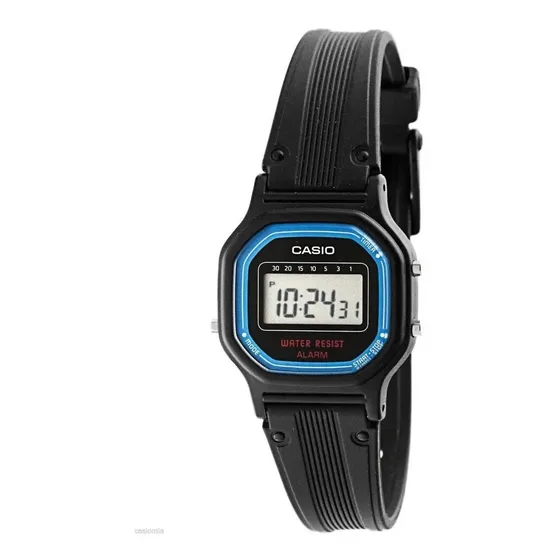 Reloj Casio La11w Dama Retro Clasico Negro Original