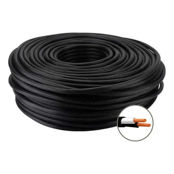 Cable Uso Rudo 2 Polos - 2 X 14 100 M-  100% Cobre