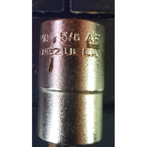 Dado Hexagonal 5/8 Corto Acesa Para Cuadrante De 1/2 Chrome 
