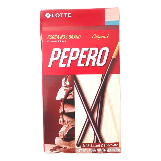 Galletas Pepero Sabor Chocolate 47 G - Origen Korea 