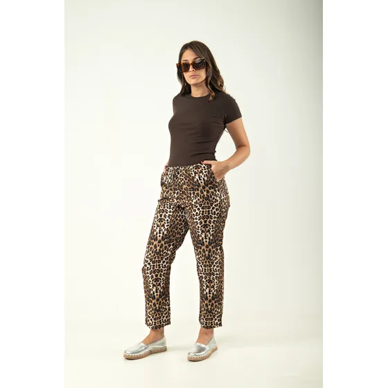 Babucha Animal Print Tela Poplin Byh