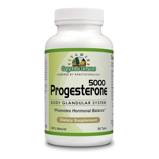 Suplemento 5000 Progesterone 90und Promueve Balance Hormonal