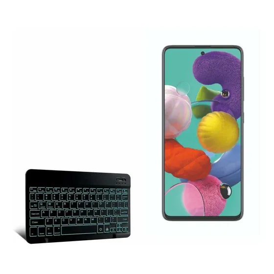 Boxwave Teclado Para Samsung Galaxy A51 5g Slimkeys Luz