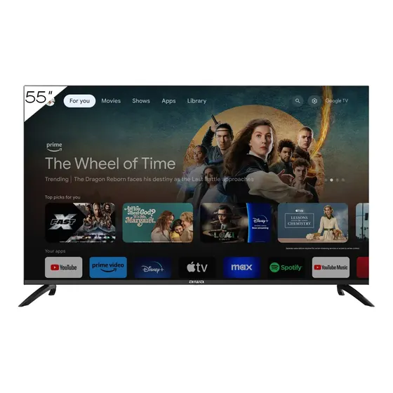 Smart TV Aiwa AW-55B4KFL LED Google TV 4K 55'' | Cuotas sin interés