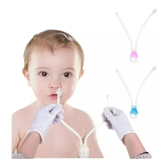 Aspirador Nasal Para Bebes Saca Mocos Flema Con Deposito